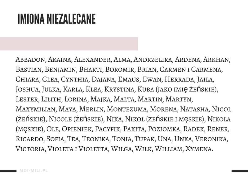 Kontrowersyjne imiona