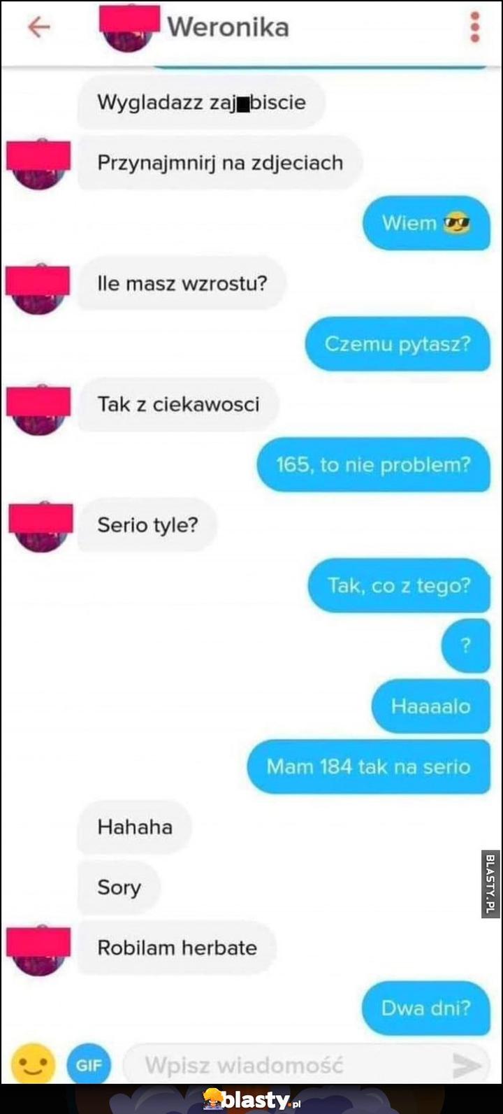 Rozmowy na Tinderze