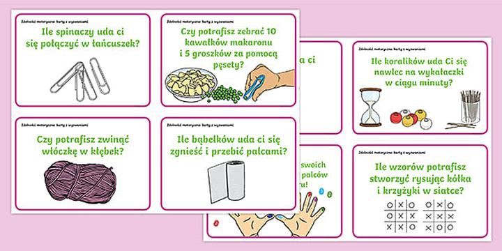Rozwój zdolności manualnych dzieci