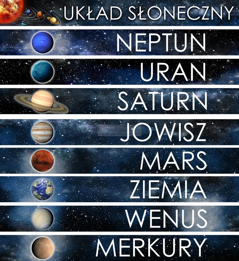 Układ słoneczny z dzieckiem