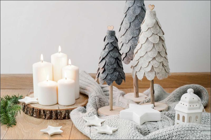 Świąteczne dekoracje z drewna
