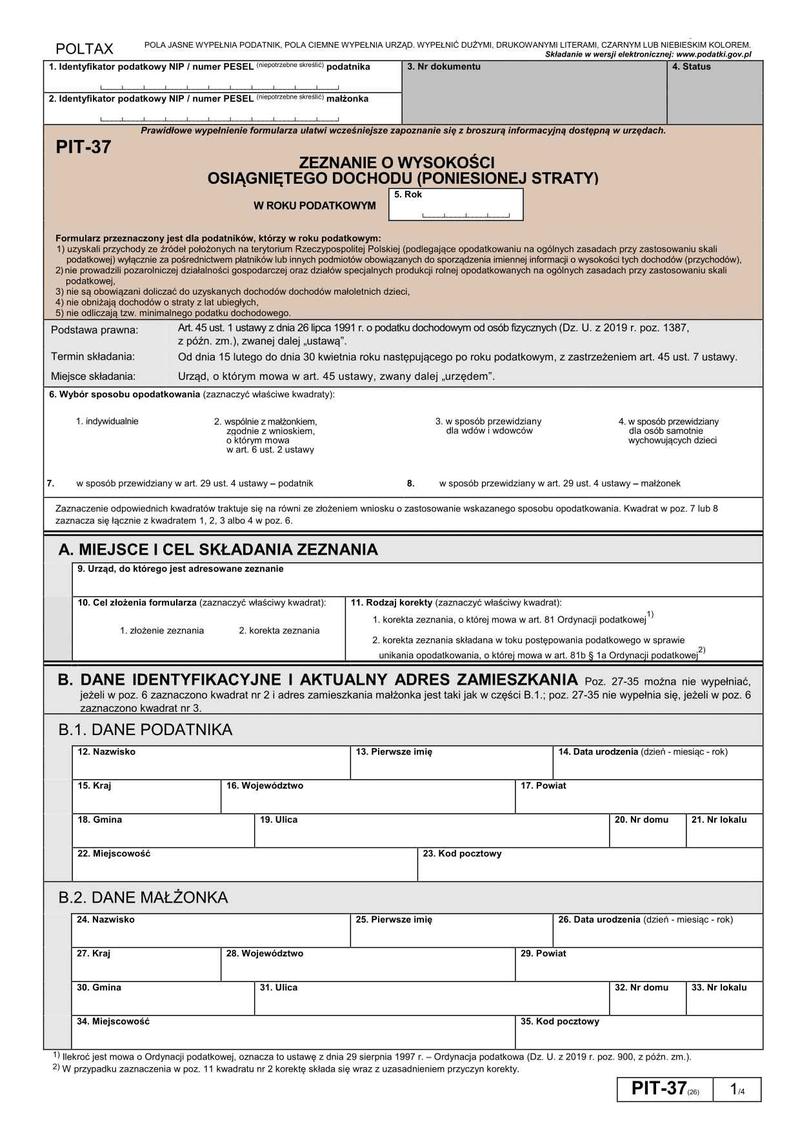 Dokumenty do rozliczenia dochodów dziecka