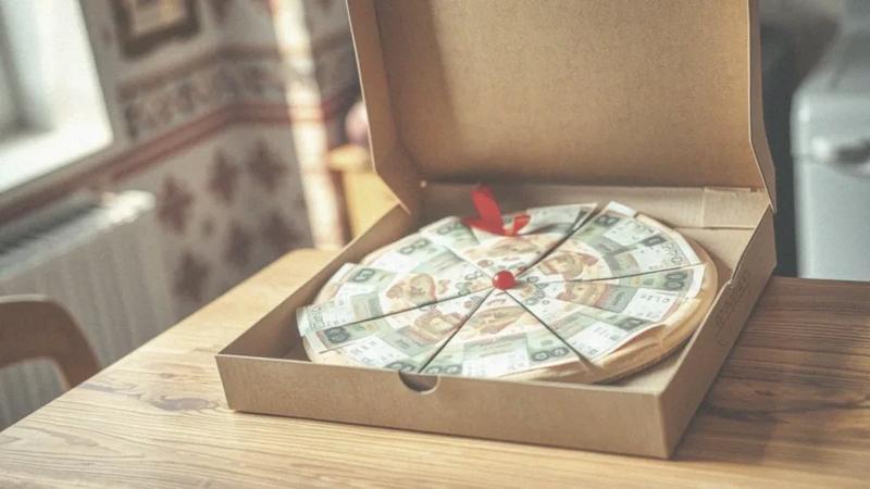 Minimalistyczne opakowanie pieniędzy