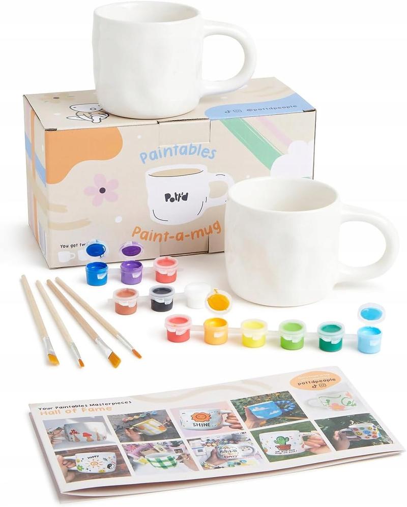 Ręcznie malowane kubki DIY