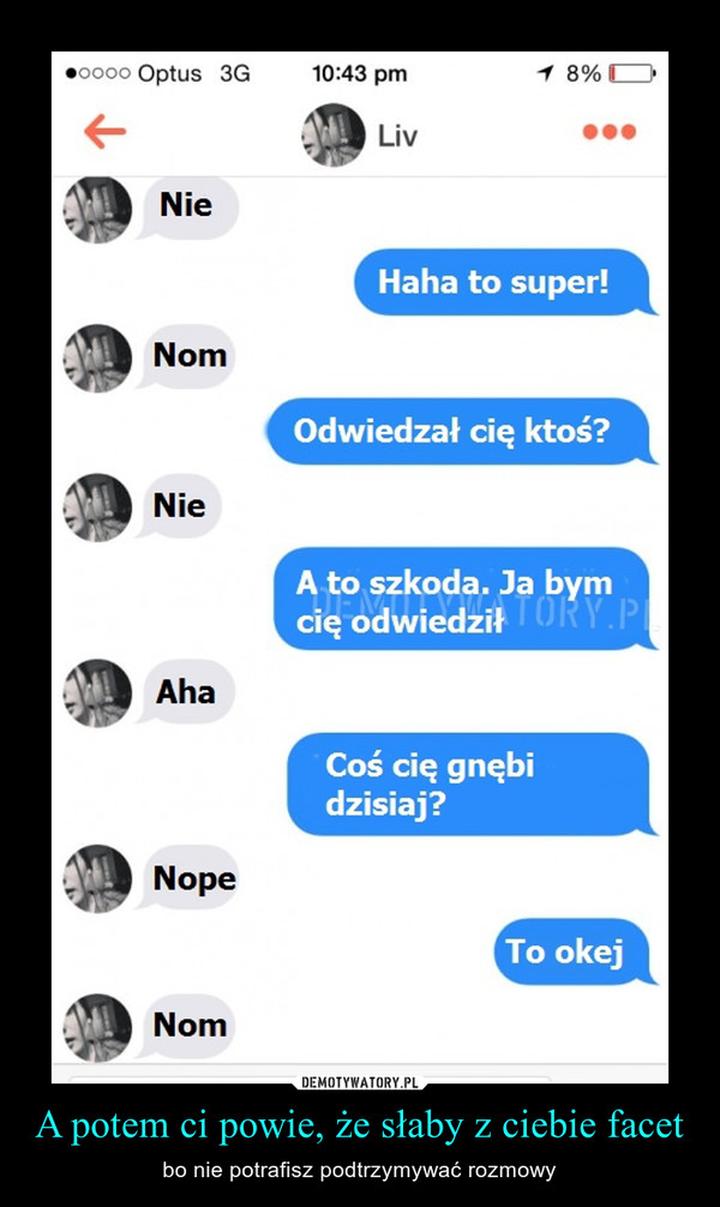 Rozmowa o zainteresowaniach i pasjach