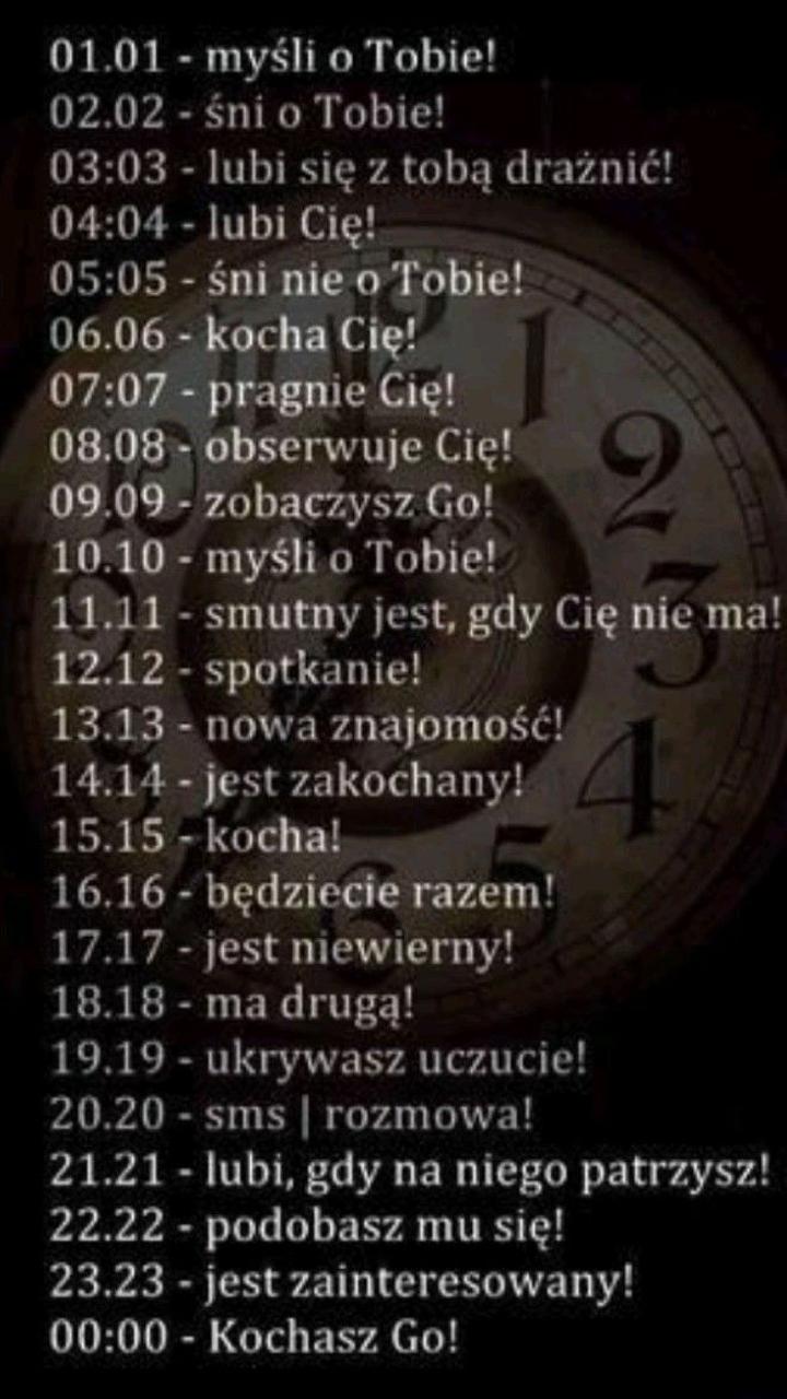 Lustrzane godziny znaczenie