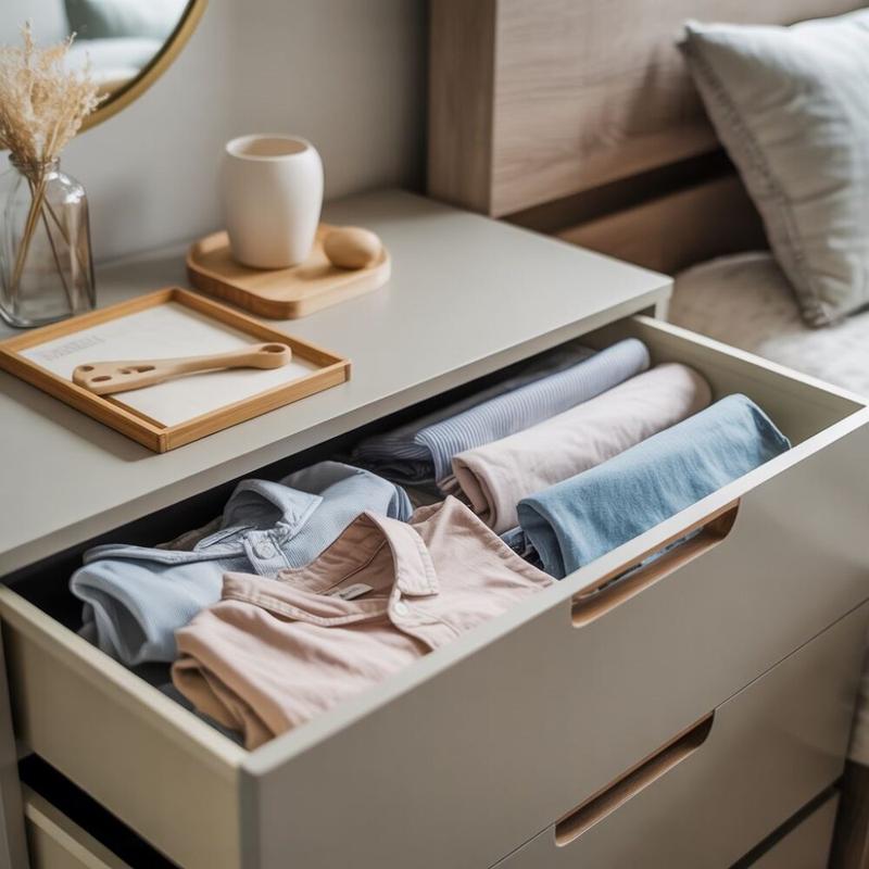 Organizacja komody niemowlaka