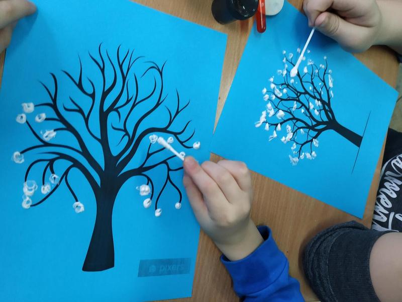 Zimowe techniki malarskie