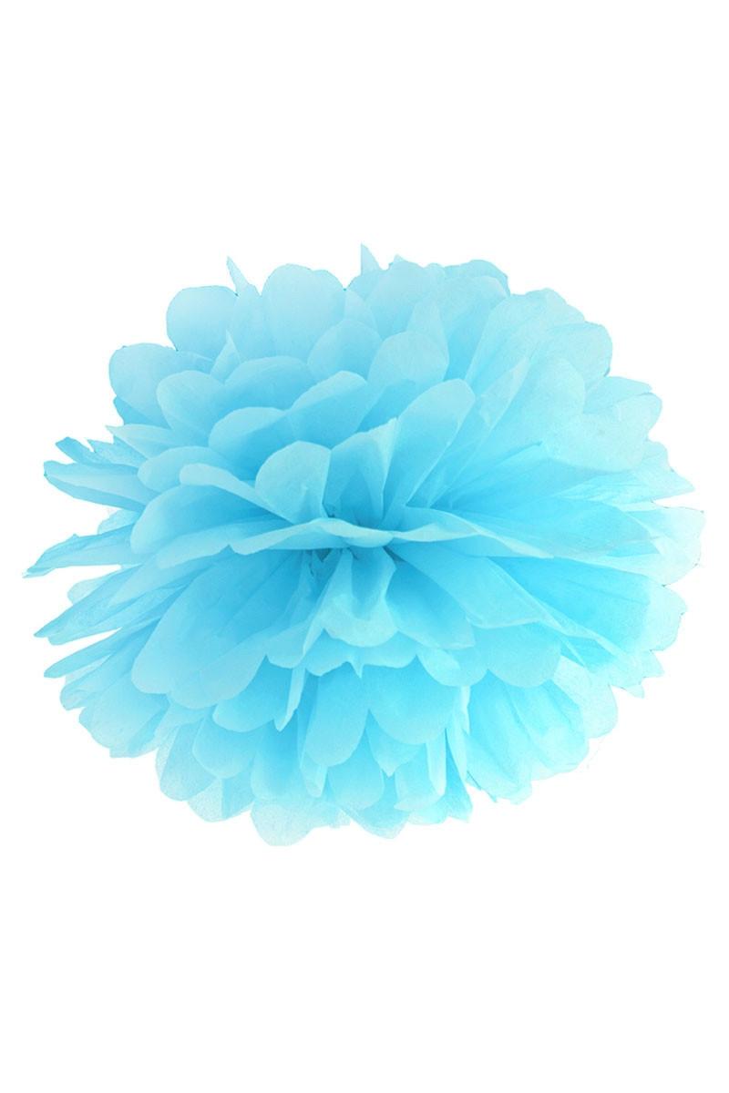 DIY pompon z bibuły