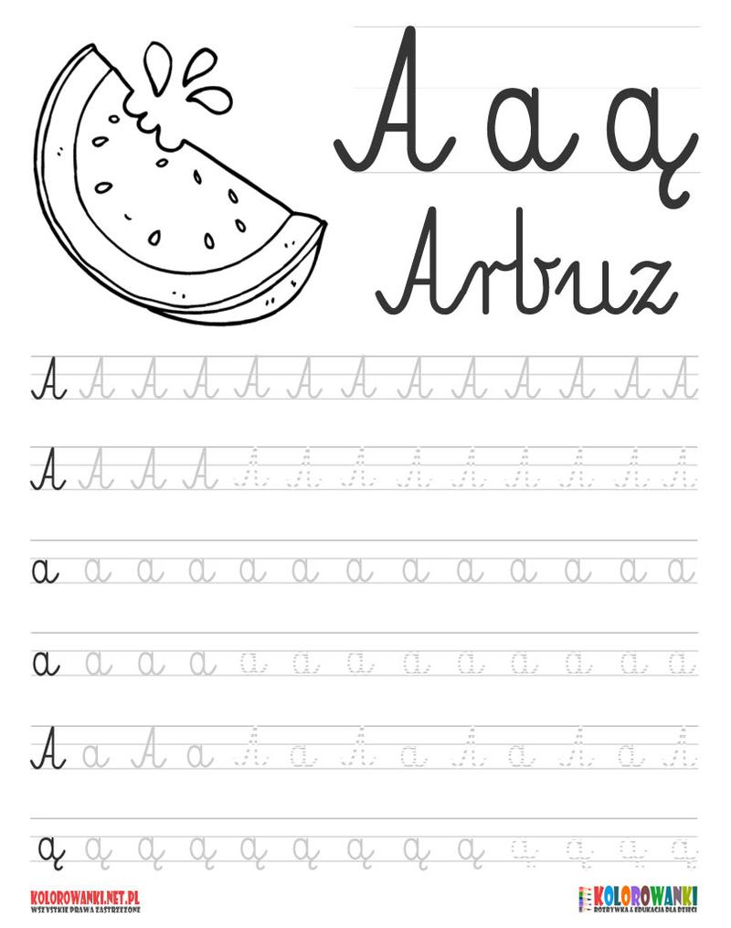 Materiały DIY do nauki liter