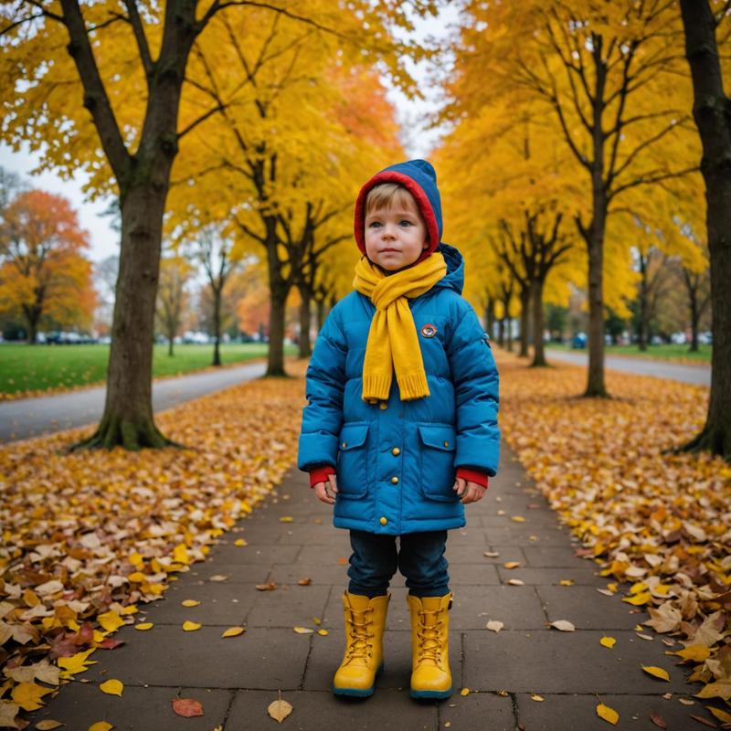 Warstwowe stylizacje dziecięce